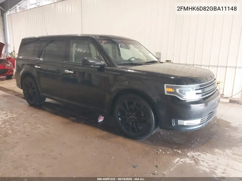 2016 Ford Flex Limited VIN: 2FMHK6D82GBA11148 Lot: 45291222