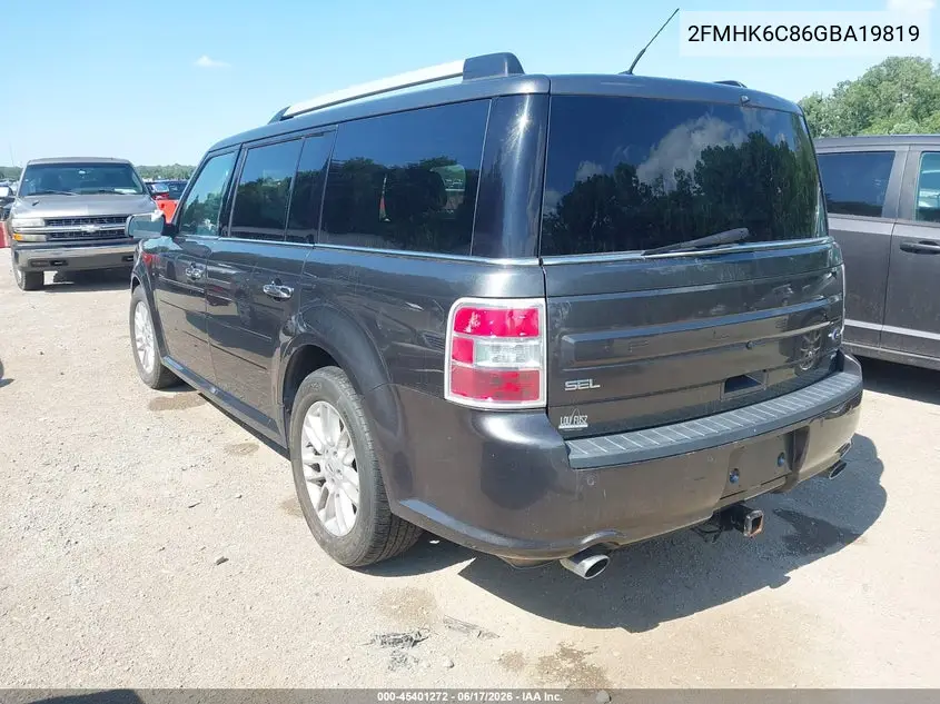 2016 Ford Flex Sel VIN: 2FMHK6C86GBA19819 Lot: 45401272