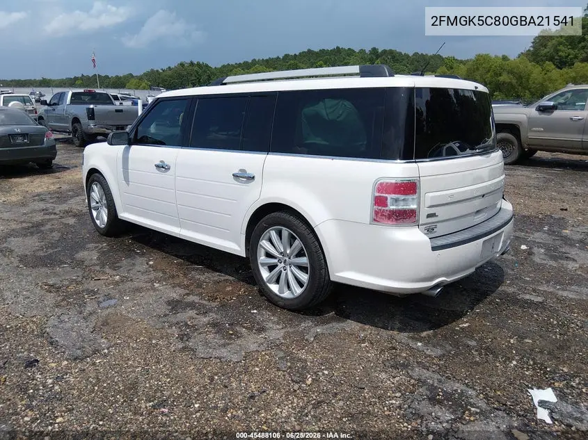 2016 Ford Flex Sel VIN: 2FMGK5C80GBA21541 Lot: 45488106