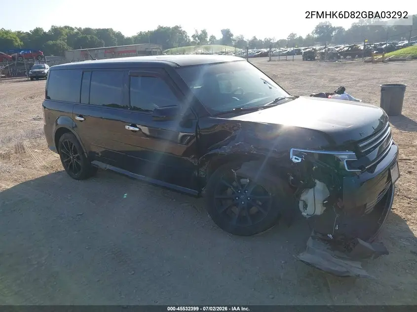2016 Ford Flex Limited VIN: 2FMHK6D82GBA03292 Lot: 45532399