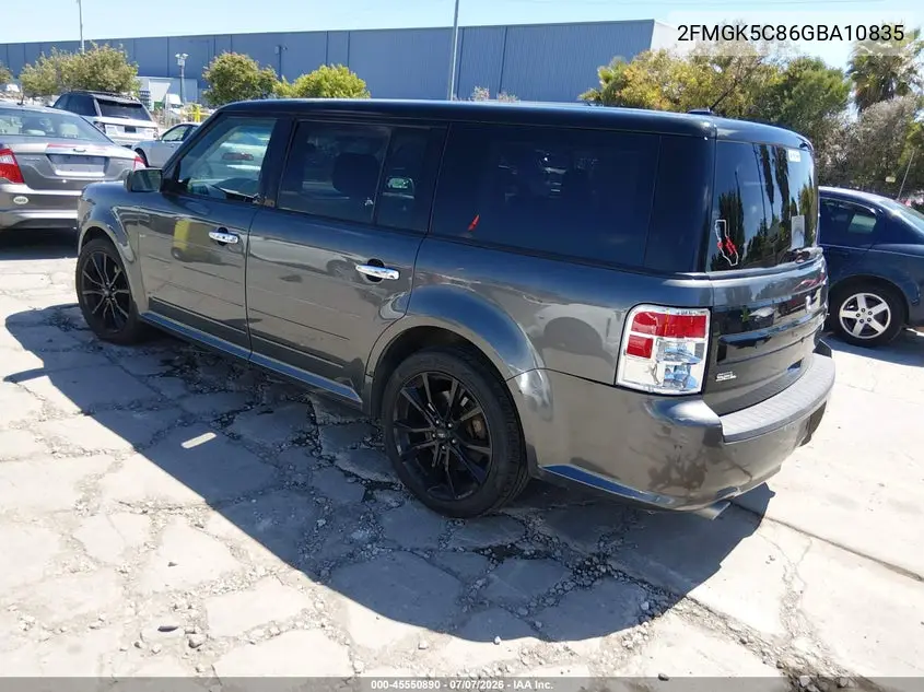 2016 Ford Flex Sel VIN: 2FMGK5C86GBA10835 Lot: 45550890