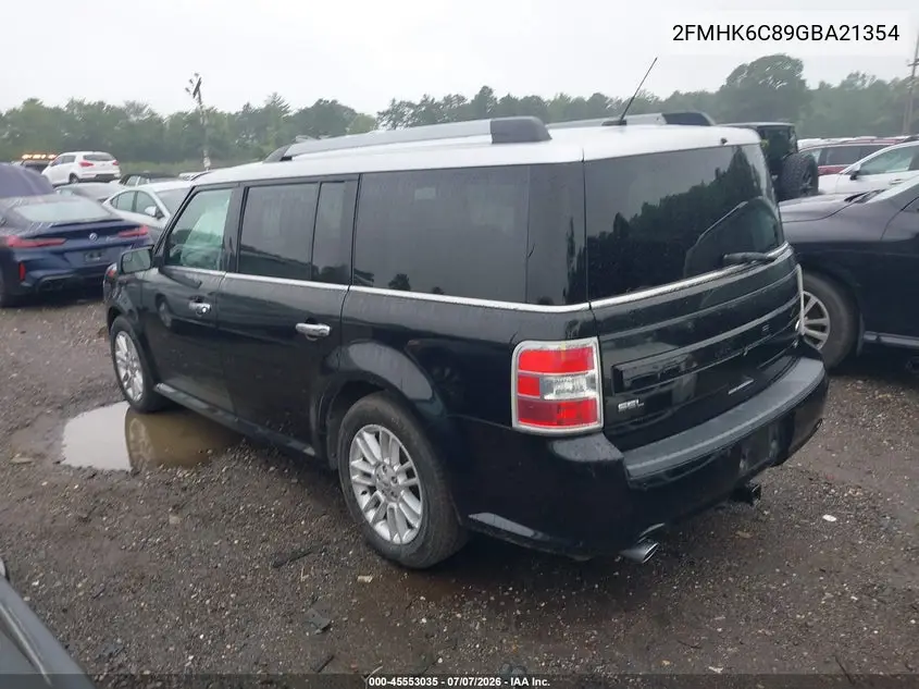 2016 Ford Flex Sel VIN: 2FMHK6C89GBA21354 Lot: 45553035