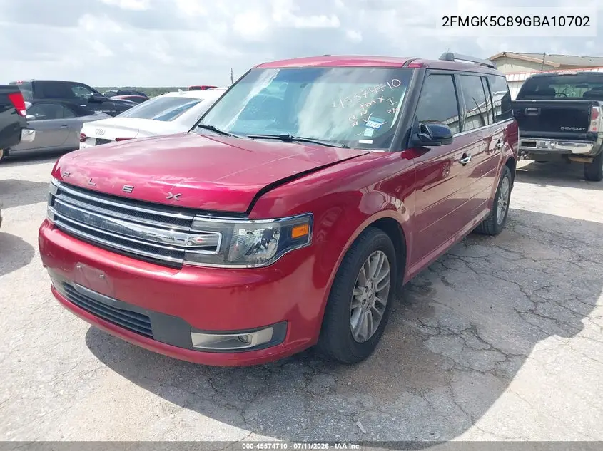 2016 Ford Flex Sel VIN: 2FMGK5C89GBA10702 Lot: 45574710