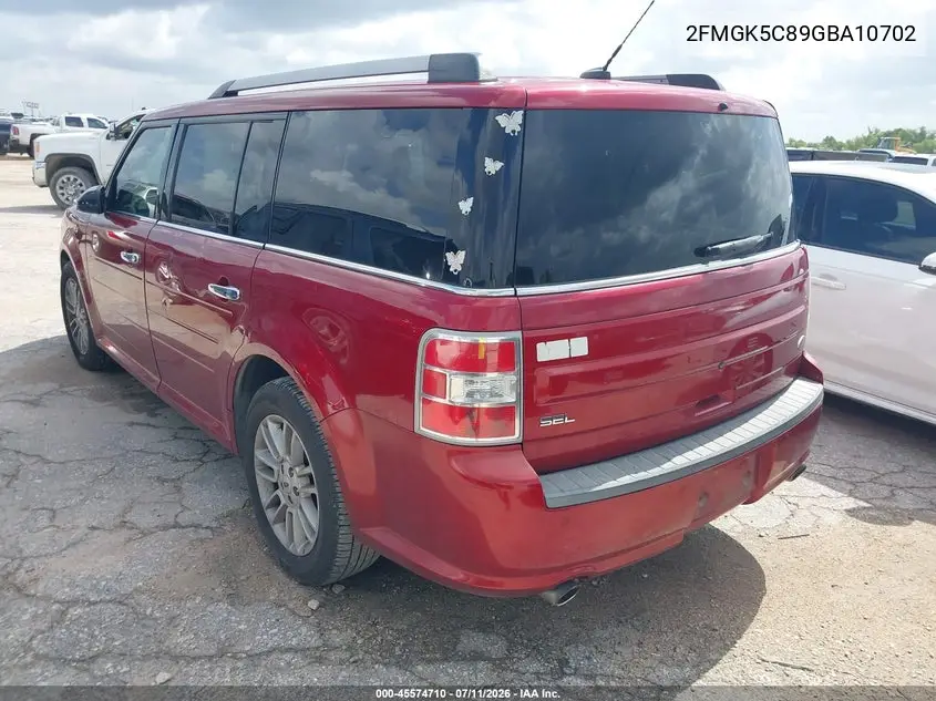 2016 Ford Flex Sel VIN: 2FMGK5C89GBA10702 Lot: 45574710
