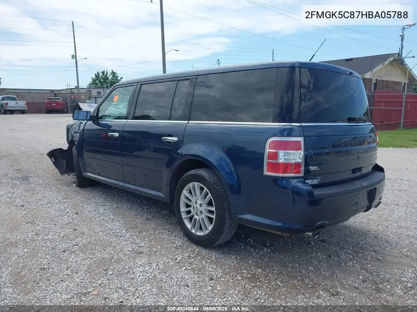 2017 Ford Flex Sel VIN: 2FMGK5C87HBA05788 Lot: 45340644