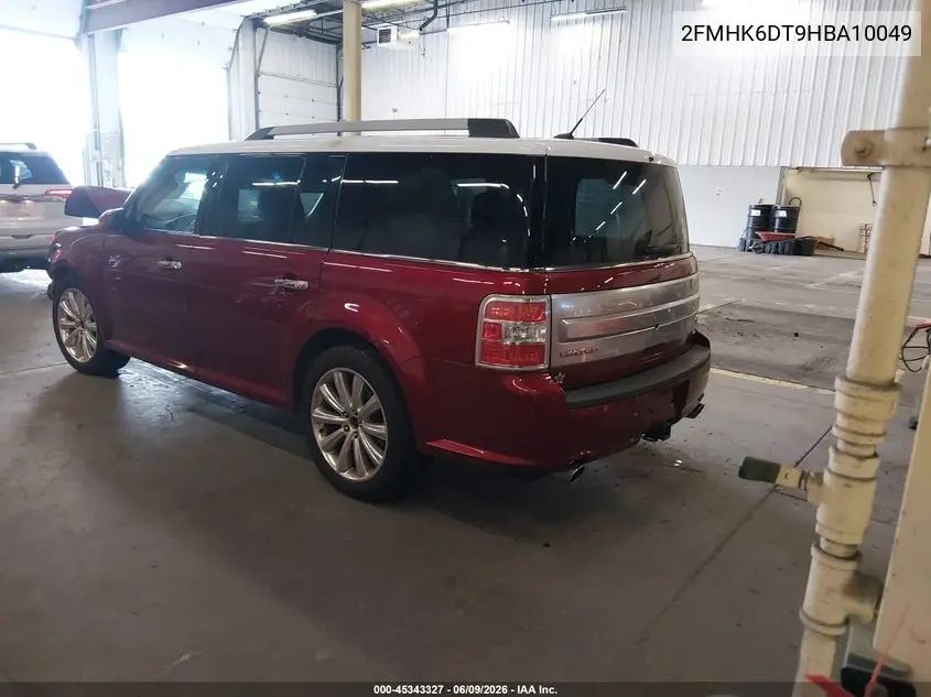 2017 Ford Flex Limited VIN: 2FMHK6DT9HBA10049 Lot: 45343327