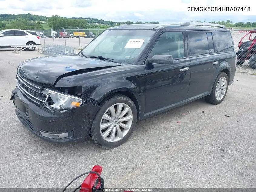 2017 Ford Flex Sel VIN: 2FMGK5C84HBA07448 Lot: 45494057