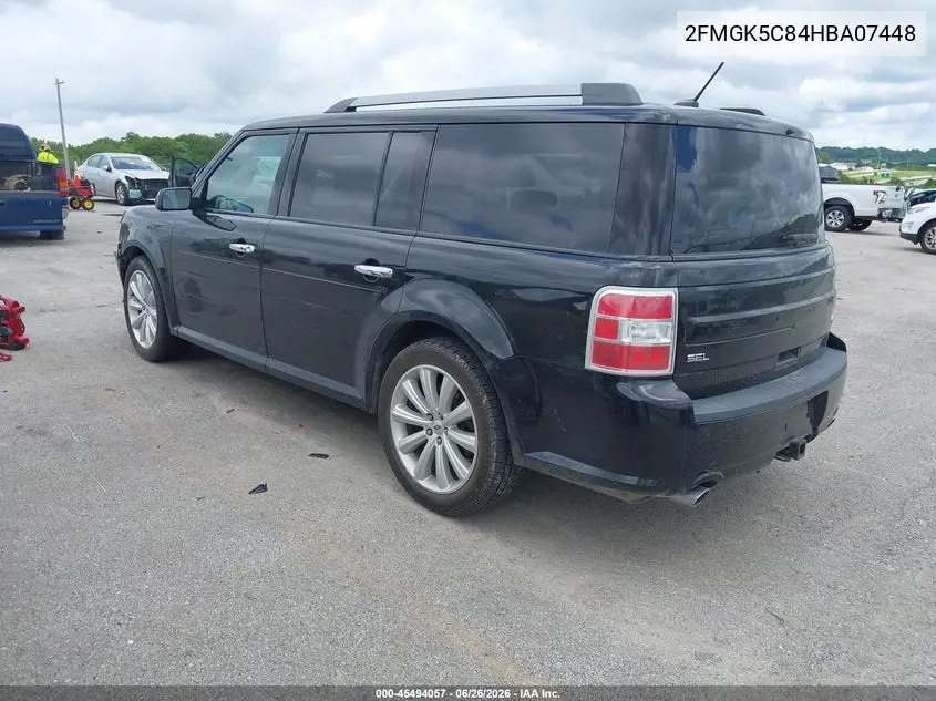 2017 Ford Flex Sel VIN: 2FMGK5C84HBA07448 Lot: 45494057