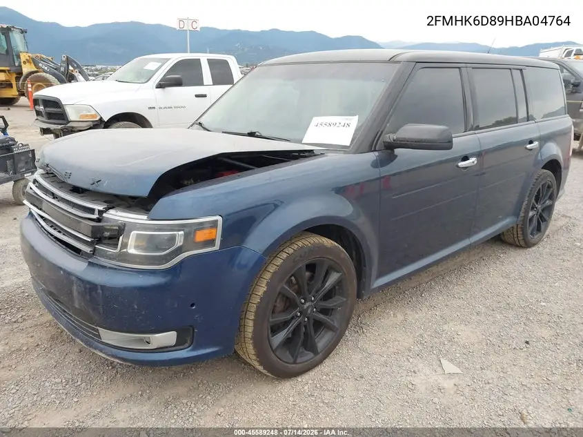 2017 Ford Flex Limited VIN: 2FMHK6D89HBA04764 Lot: 45589248