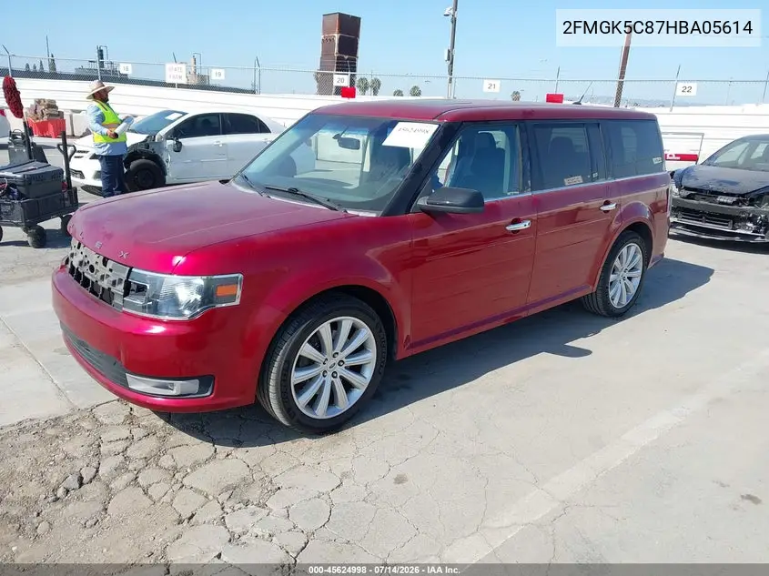 2017 Ford Flex Sel VIN: 2FMGK5C87HBA05614 Lot: 45624998