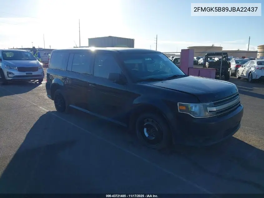 2FMGK5B89JBA22437 2018 Ford Flex Se