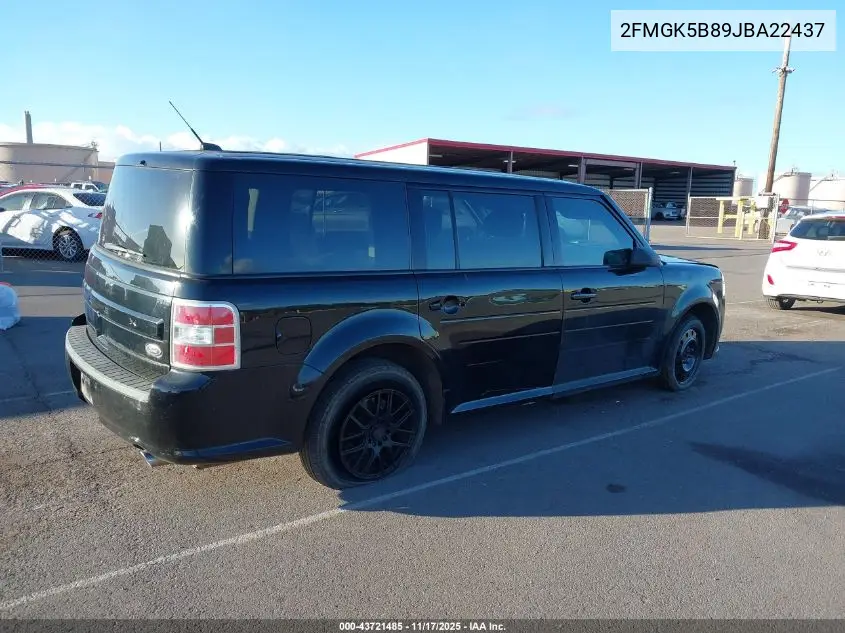 2FMGK5B89JBA22437 2018 Ford Flex Se