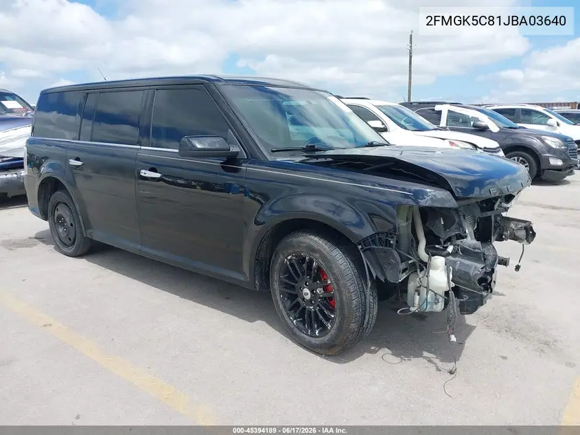 2018 Ford Flex Sel VIN: 2FMGK5C81JBA03640 Lot: 45394189