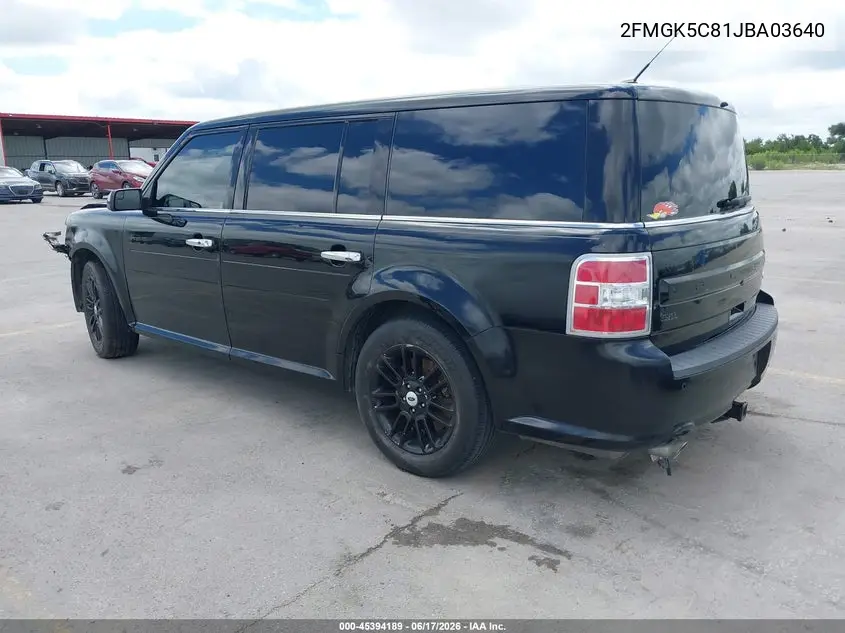 2018 Ford Flex Sel VIN: 2FMGK5C81JBA03640 Lot: 45394189