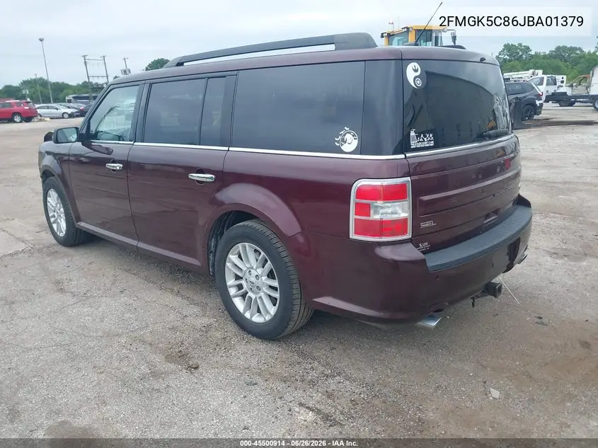 2018 Ford Flex Sel VIN: 2FMGK5C86JBA01379 Lot: 45500914
