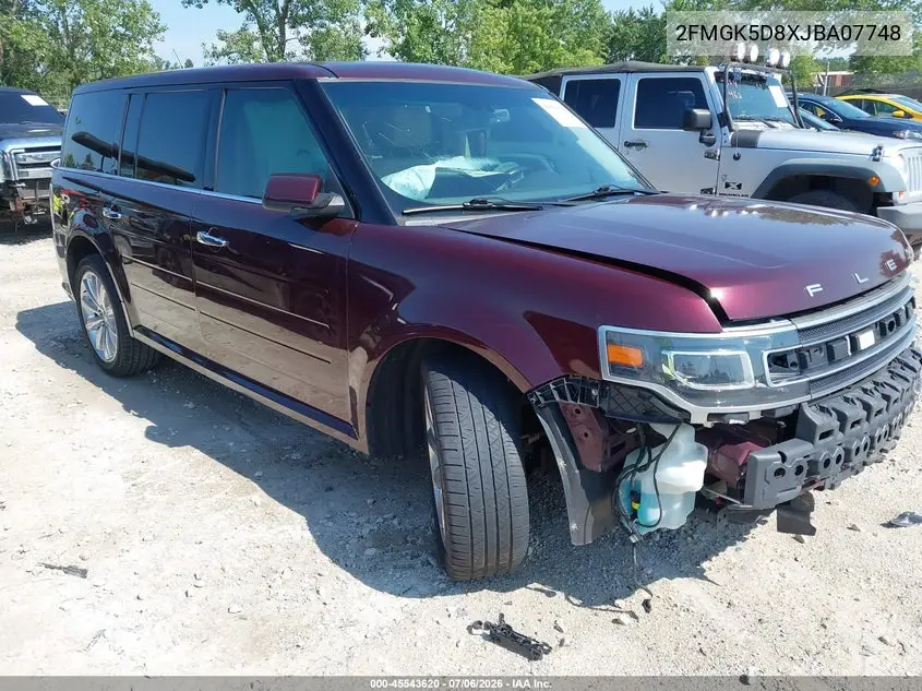 2018 Ford Flex Limited VIN: 2FMGK5D8XJBA07748 Lot: 45543620