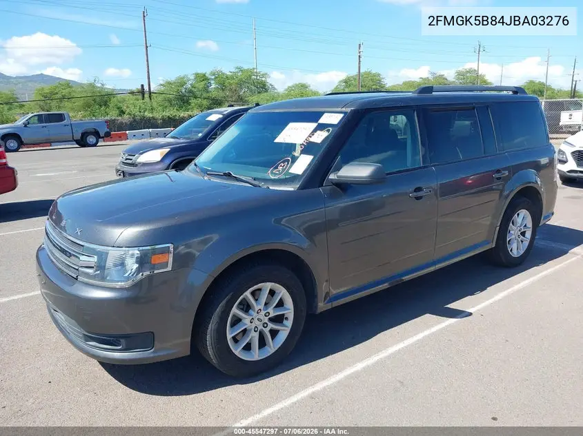 2018 Ford Flex Se VIN: 2FMGK5B84JBA03276 Lot: 45547297