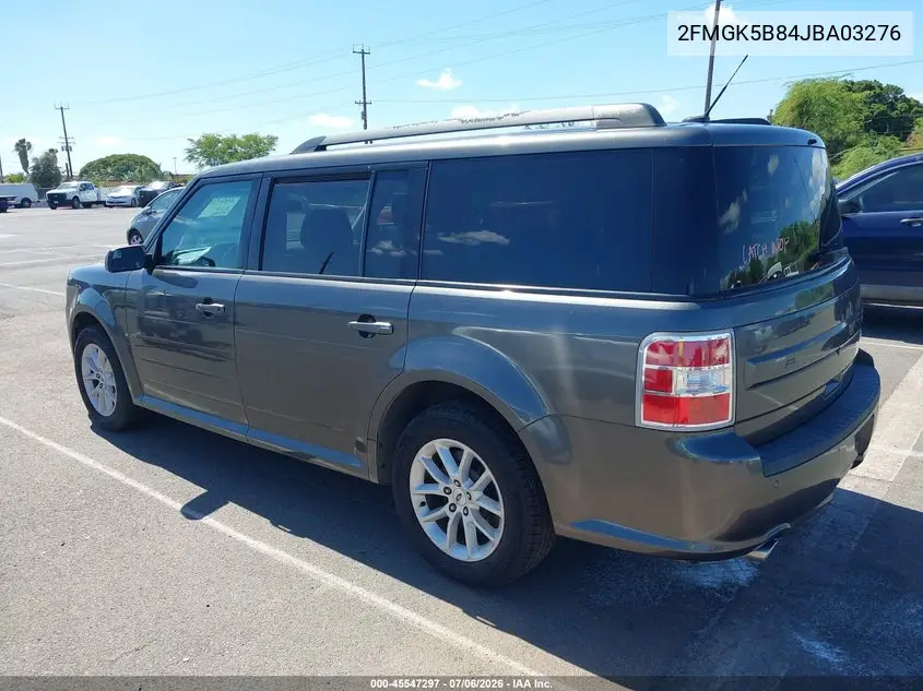 2018 Ford Flex Se VIN: 2FMGK5B84JBA03276 Lot: 45547297