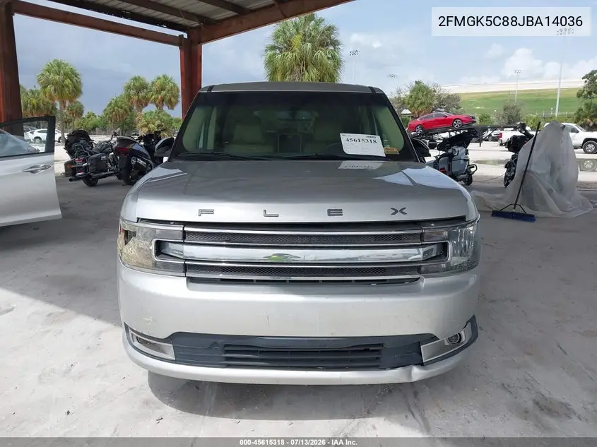 2018 Ford Flex Sel VIN: 2FMGK5C88JBA14036 Lot: 45615318