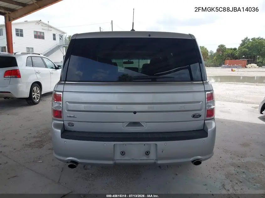 2018 Ford Flex Sel VIN: 2FMGK5C88JBA14036 Lot: 45615318