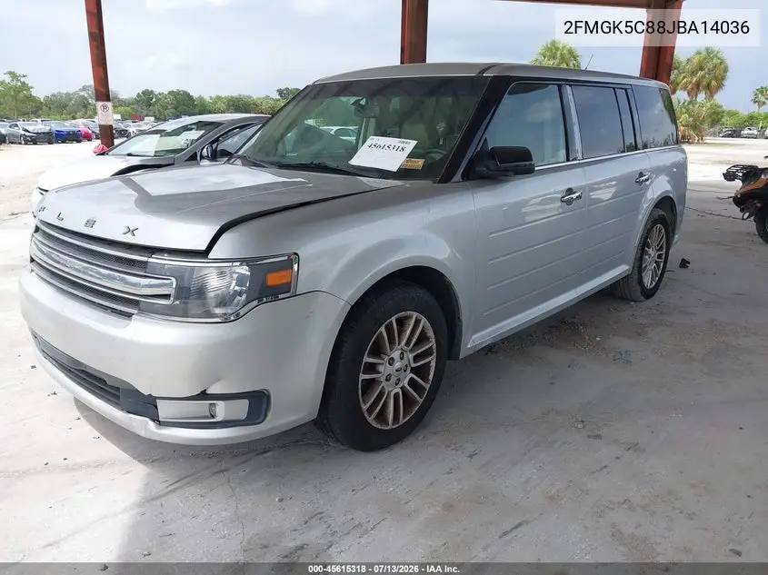 2018 Ford Flex Sel VIN: 2FMGK5C88JBA14036 Lot: 45615318