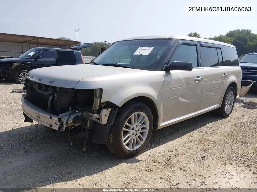 2018 Ford Flex Sel VIN: 2FMHK6C81JBA06063 Lot: 45668662