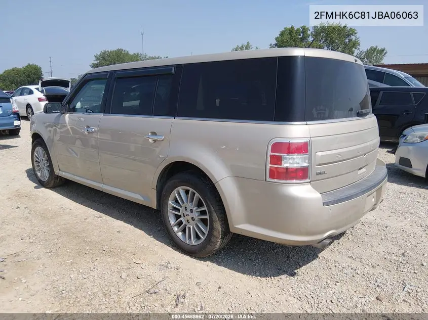 2018 Ford Flex Sel VIN: 2FMHK6C81JBA06063 Lot: 45668662