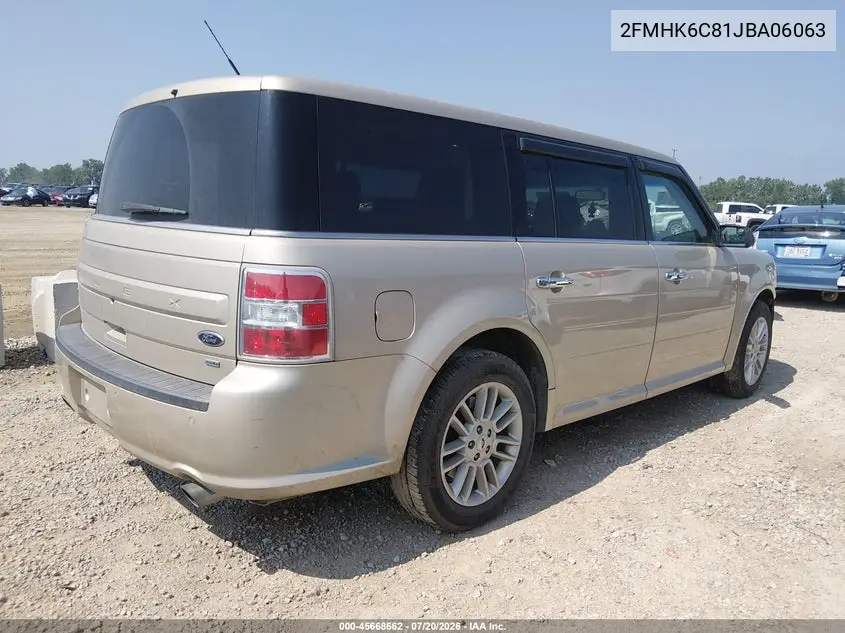 2018 Ford Flex Sel VIN: 2FMHK6C81JBA06063 Lot: 45668662