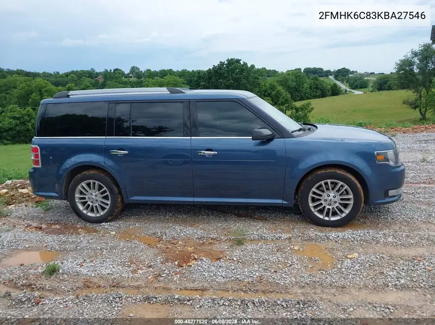 2019 Ford Flex Sel VIN: 2FMHK6C83KBA27546 Lot: 45277520