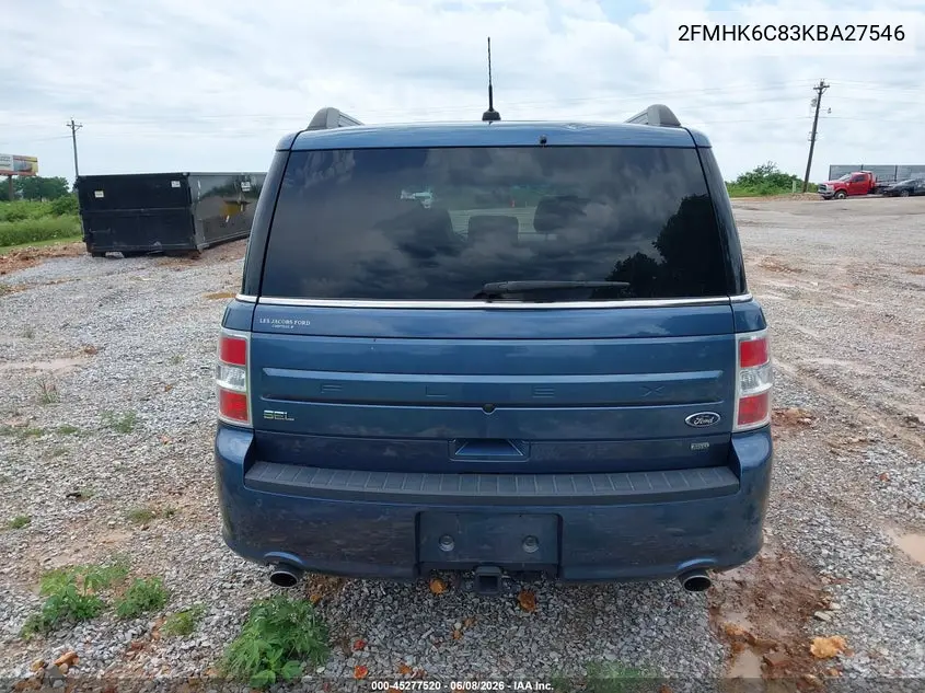 2019 Ford Flex Sel VIN: 2FMHK6C83KBA27546 Lot: 45277520