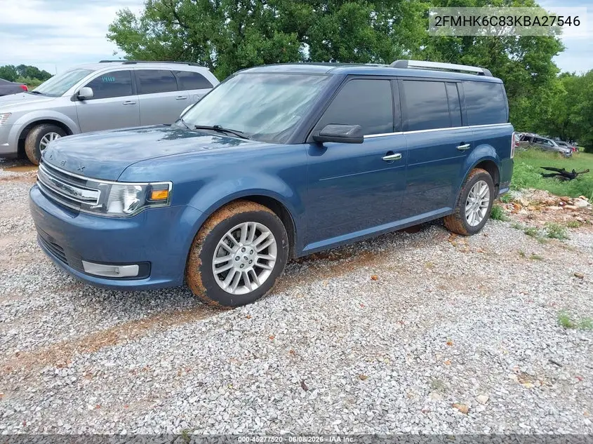 2019 Ford Flex Sel VIN: 2FMHK6C83KBA27546 Lot: 45277520