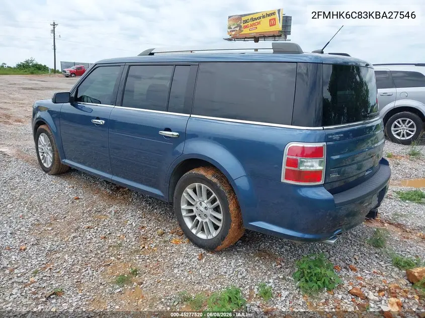 2019 Ford Flex Sel VIN: 2FMHK6C83KBA27546 Lot: 45277520