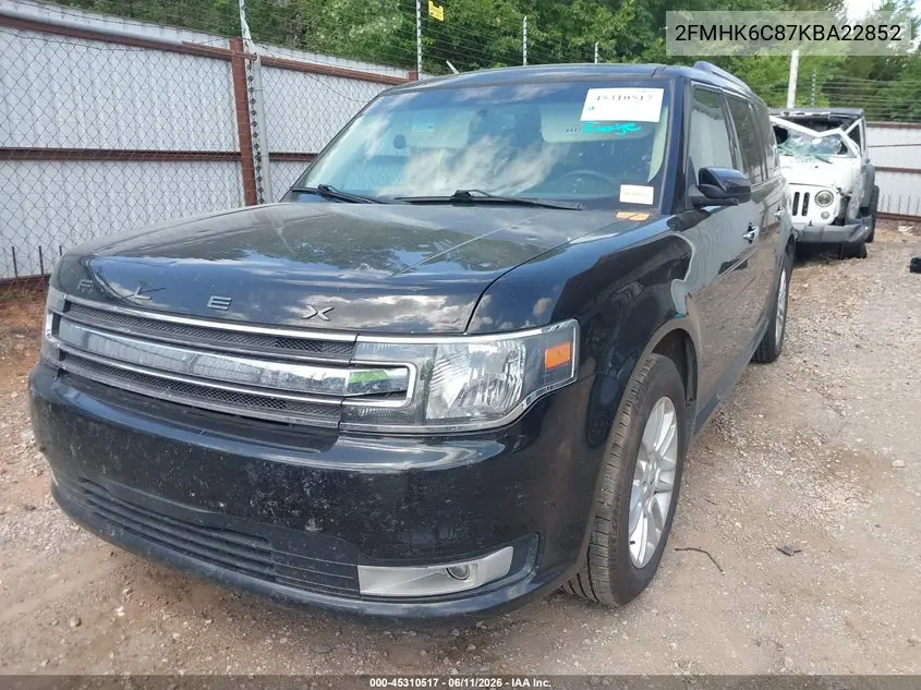 2019 Ford Flex Sel VIN: 2FMHK6C87KBA22852 Lot: 45310517