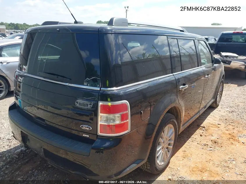 2019 Ford Flex Sel VIN: 2FMHK6C87KBA22852 Lot: 45310517