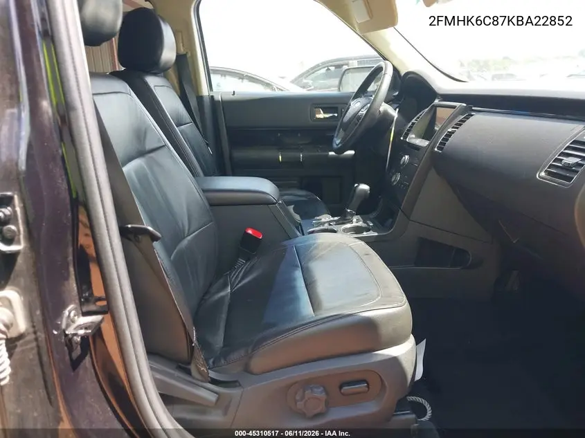 2019 Ford Flex Sel VIN: 2FMHK6C87KBA22852 Lot: 45310517