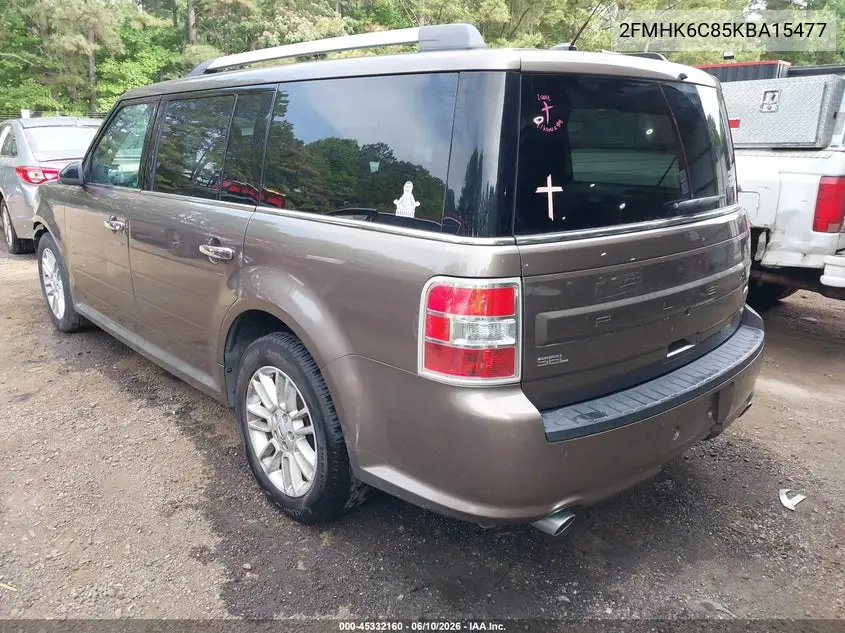 2019 Ford Flex Sel VIN: 2FMHK6C85KBA15477 Lot: 45332160
