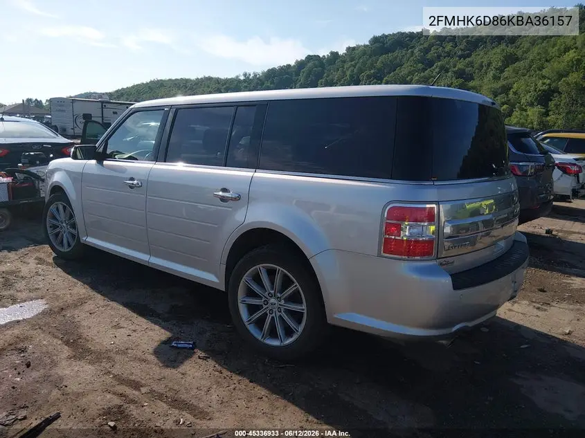 2019 Ford Flex Limited VIN: 2FMHK6D86KBA36157 Lot: 45336933