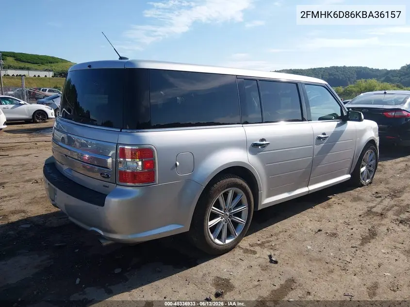 2019 Ford Flex Limited VIN: 2FMHK6D86KBA36157 Lot: 45336933