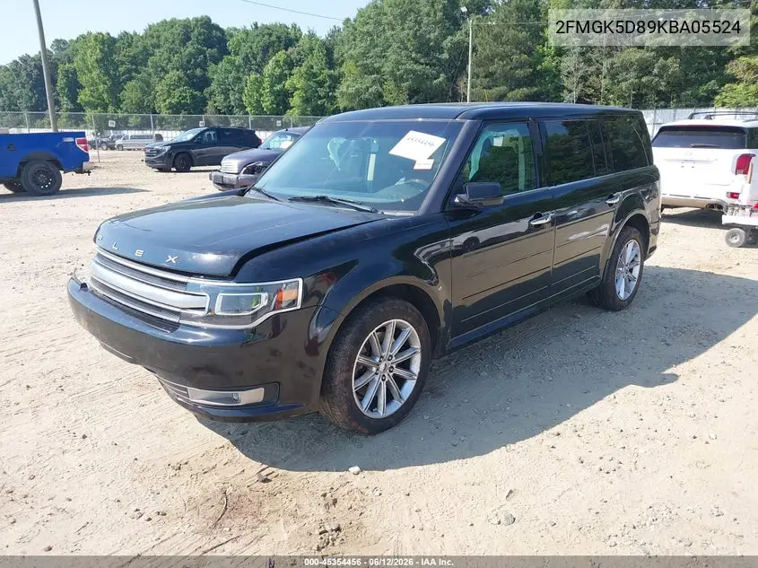 2019 Ford Flex Limited VIN: 2FMGK5D89KBA05524 Lot: 45354456