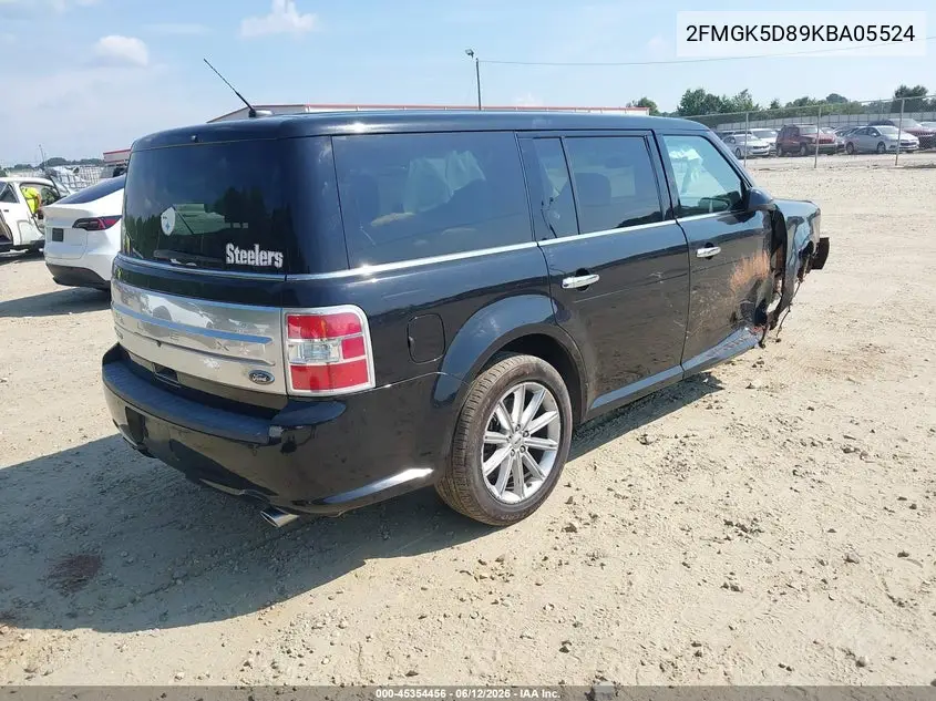 2019 Ford Flex Limited VIN: 2FMGK5D89KBA05524 Lot: 45354456