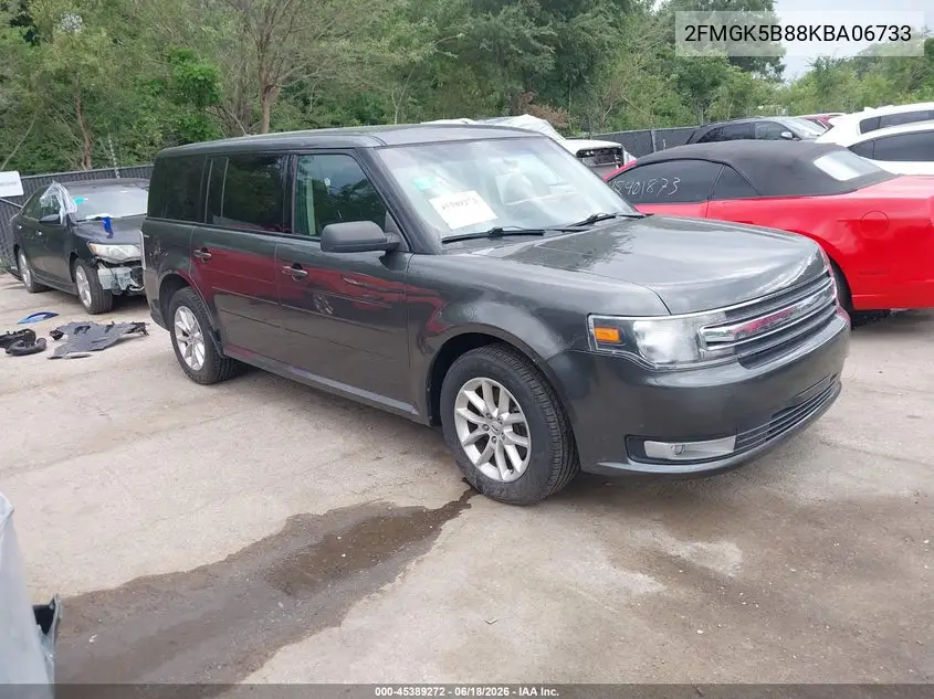 2019 Ford Flex Se VIN: 2FMGK5B88KBA06733 Lot: 45389272