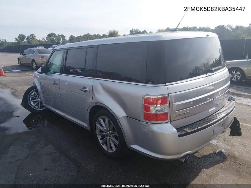 2019 Ford Flex Limited VIN: 2FMGK5D82KBA35447 Lot: 45467859
