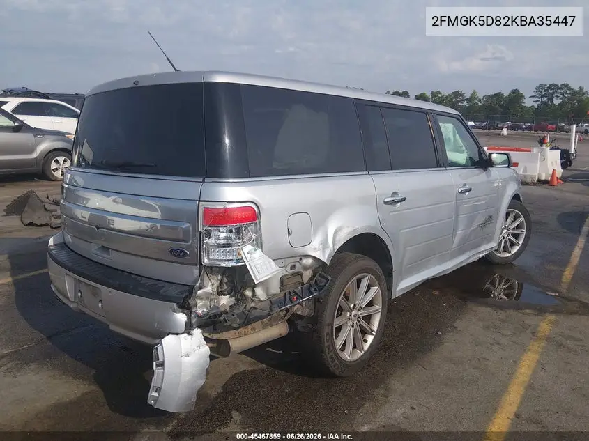 2019 Ford Flex Limited VIN: 2FMGK5D82KBA35447 Lot: 45467859