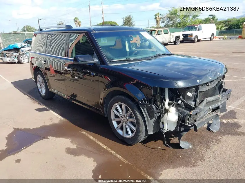 2019 Ford Flex Limited VIN: 2FMGK5D86KBA21387 Lot: 45470424