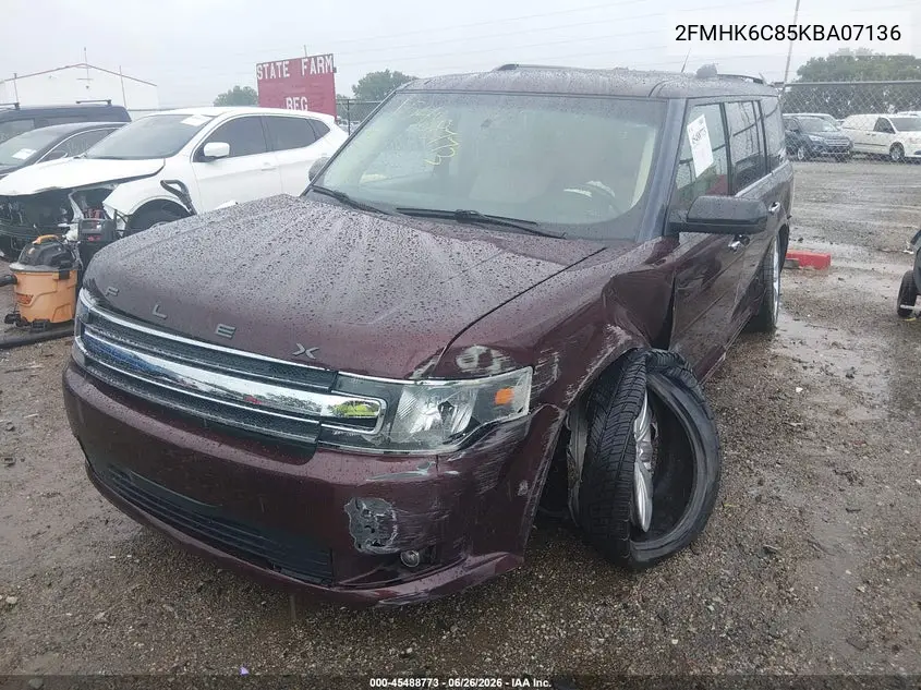2019 Ford Flex Sel VIN: 2FMHK6C85KBA07136 Lot: 45488773