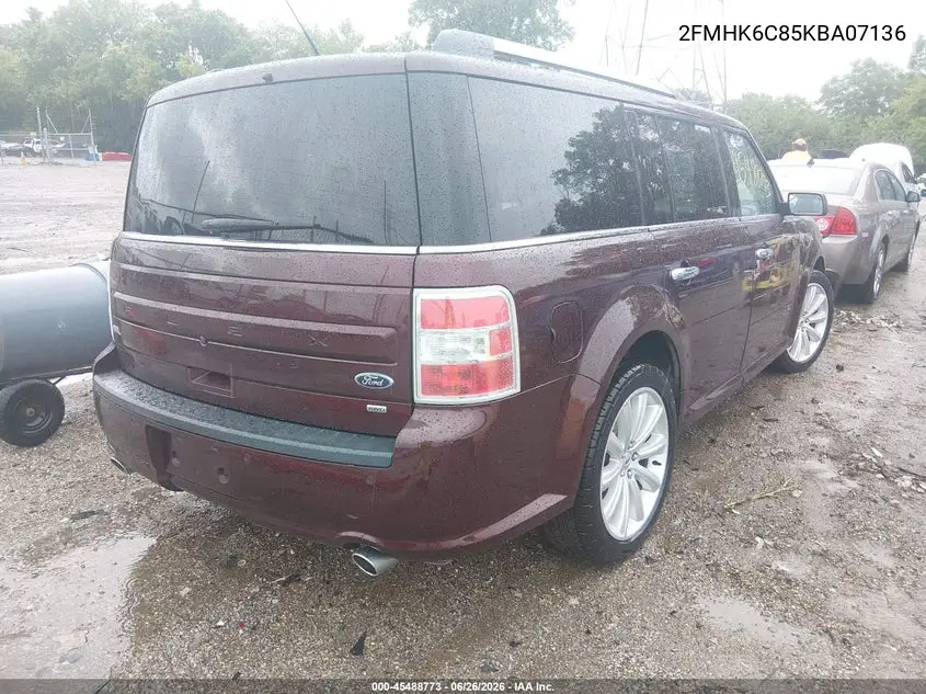 2019 Ford Flex Sel VIN: 2FMHK6C85KBA07136 Lot: 45488773