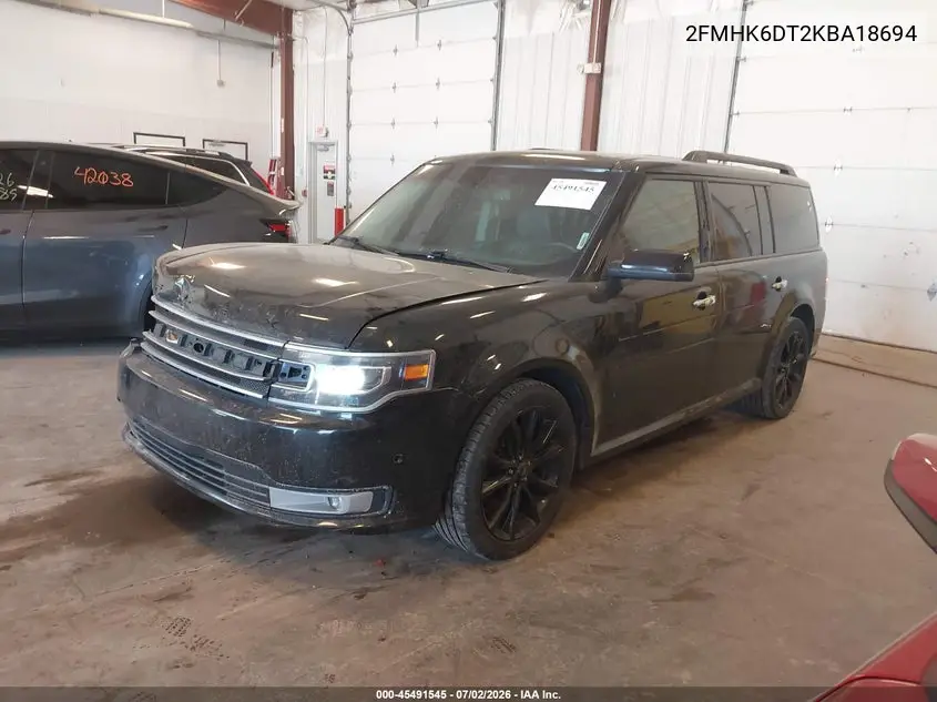 2019 Ford Flex Limited VIN: 2FMHK6DT2KBA18694 Lot: 45491545