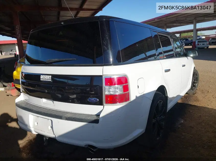 2019 Ford Flex Sel VIN: 2FMGK5C86KBA13047 Lot: 45531817