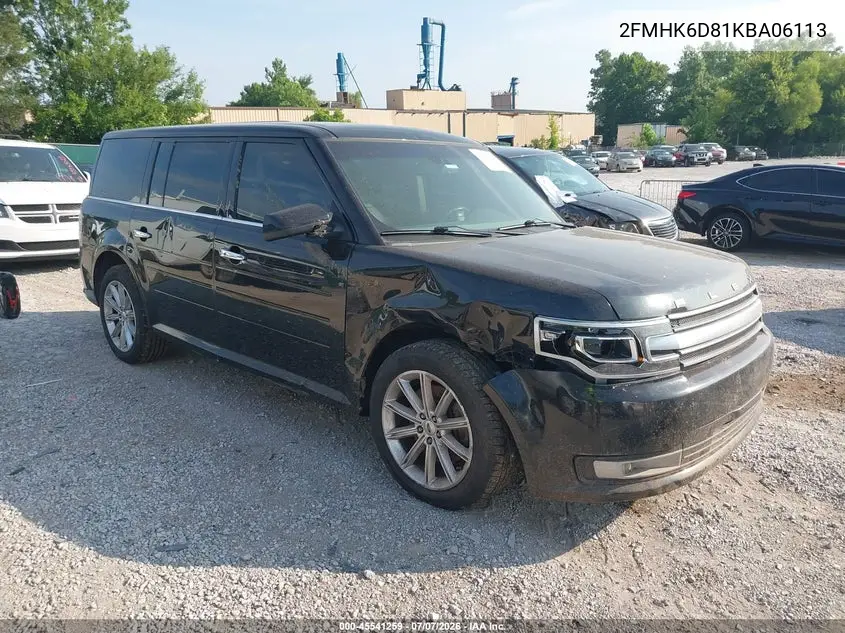 2019 Ford Flex Limited VIN: 2FMHK6D81KBA06113 Lot: 45541259