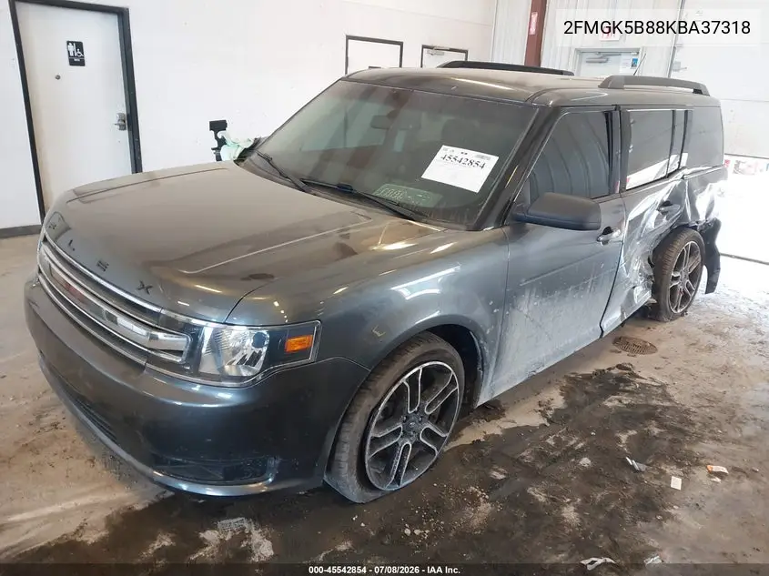 2019 Ford Flex Se VIN: 2FMGK5B88KBA37318 Lot: 45542854